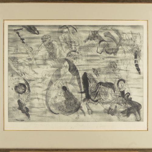 Null 伊日-安德尔

捷克斯洛伐克人，生于1936-



Komedie no 1., 1967;



织物上的干点蚀刻画，铅笔签名，日期，标题和编号1&hellip;