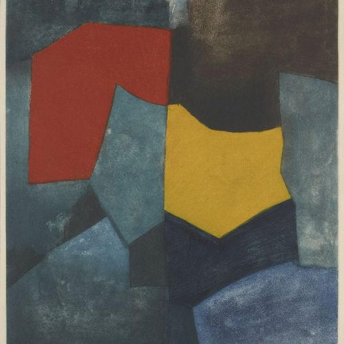 Serge Poliakoff, 
Français 1900 1969 
 
Composition Rouge, Verte, Jaune et Bleue&hellip;