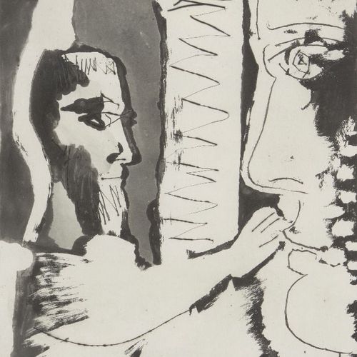 Null Pablo Picasso, 

Spanish 1881-1973-



Sable Mouvant: Tête d'Homme barbu, S&hellip;