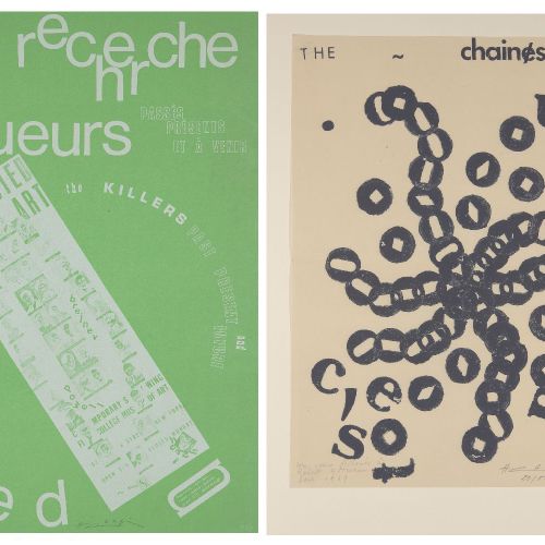 Null Henri Chopin,

francés 1922-2008-



On recherche les tueurs, 1967 y Las Ch&hellip;