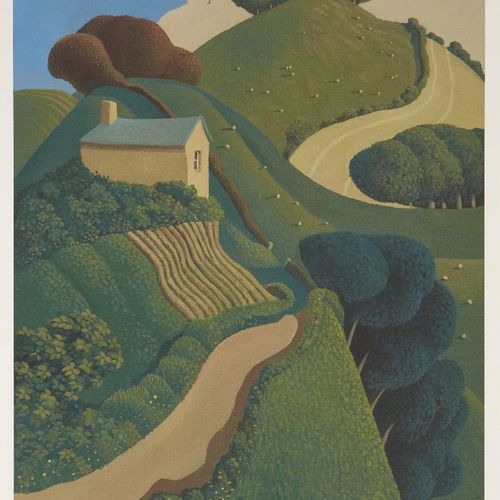 Null Jo March, 

British b.1962-



View to Delford,



giclée print in colours &hellip;