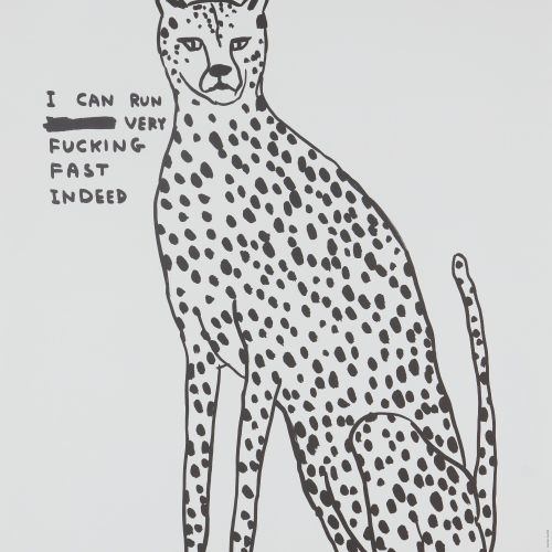 Null David Shrigley OBE,
Britannique né en 1968

Sans titre (How Fast Can You Ru&hellip;