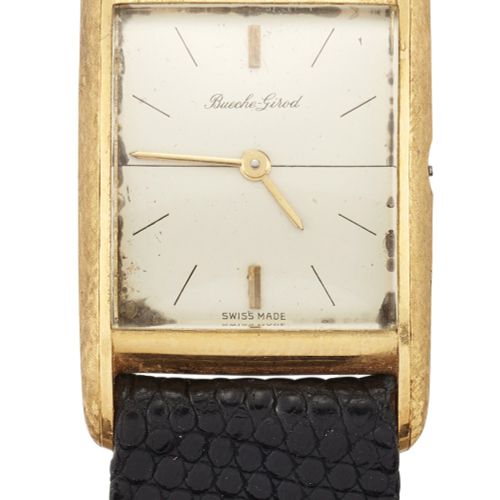 Null Bueche-Girod. An 18ct gold manual wind wristwatch
London import mark for 19&hellip;