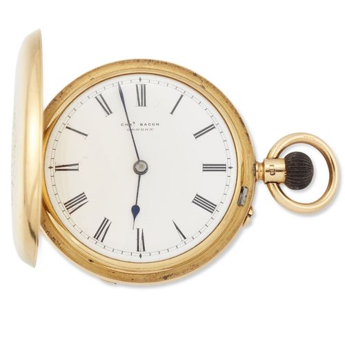 Null Charles Bacon, Islington London. A late 19th century 18ct gold keyless wind&hellip;