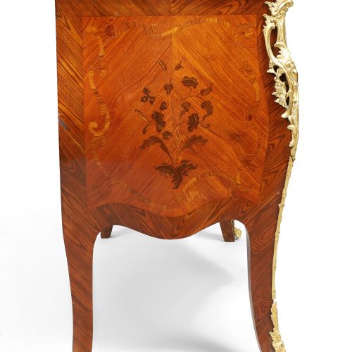 Null A French kingwood bombe commode, in the Louis XV style, last quarter 19th c&hellip;