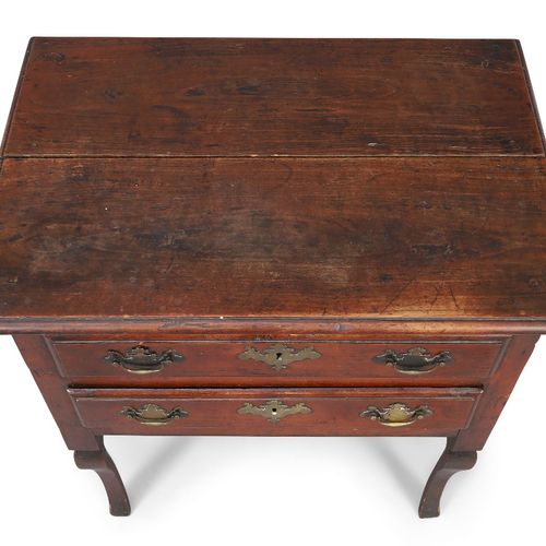 Null A George II walnut side table, second quarter 18th century, the rectangular&hellip;