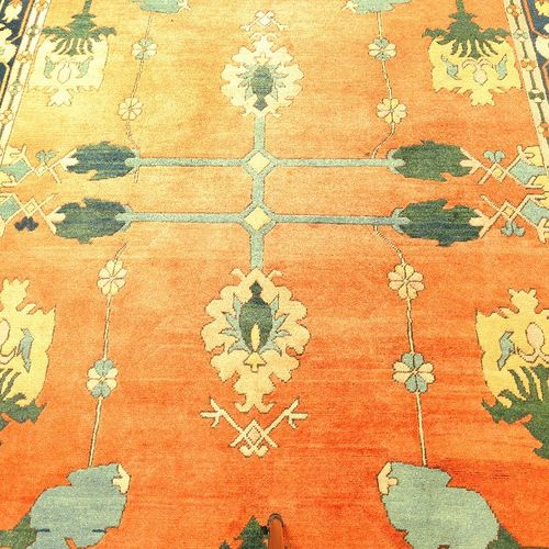 Null A Turkish carpet with Heriz design, third quarter 20th century, the central&hellip;