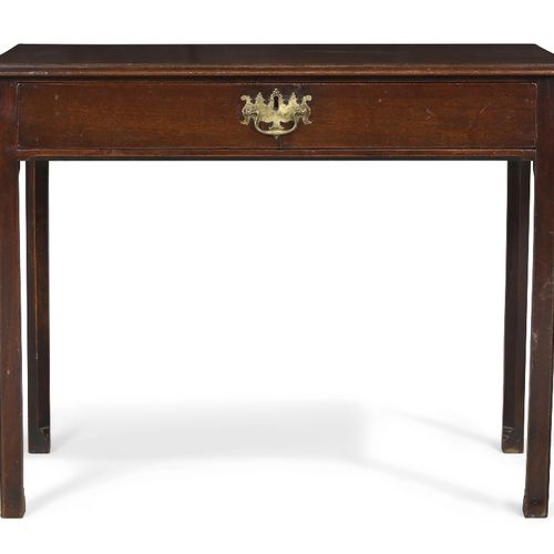 Null A George III mahogany side table, third quarter 18th century, the rectangul&hellip;