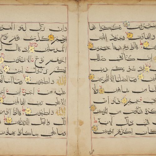Null A detached Qur'an bifolio

India, circa 16th century

Arabic manuscript on &hellip;