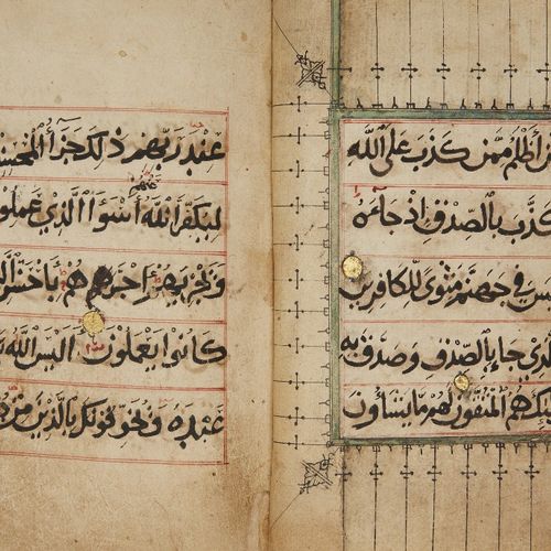 Null A Provincial Mamluk Qur'an Juz,

Arabian coast, circa 14th century

Juz' XX&hellip;