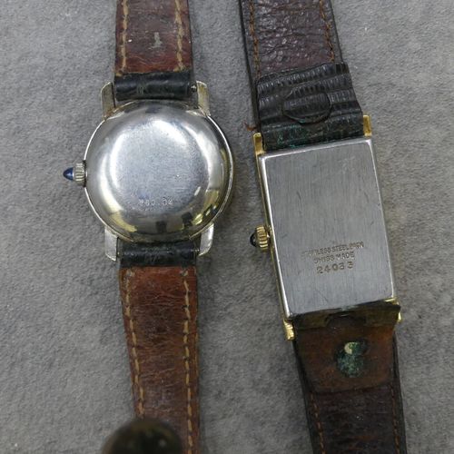 Réunion de deux montres de dame Réunion de deux montres de dame: Miramar Génève,&hellip;