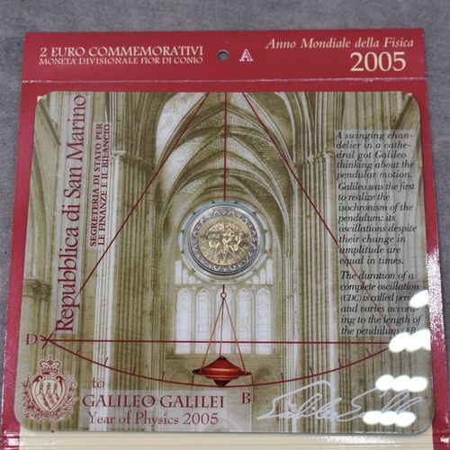 Repubblica di San Marino, 2005: une pièce commémorative de 2€ Repubblica di San &hellip;