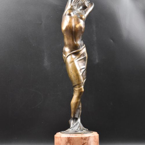 Bronze Paul PHILIPPE (1870/1930), Orientale à la balle, Bronze à patine brune su&hellip;