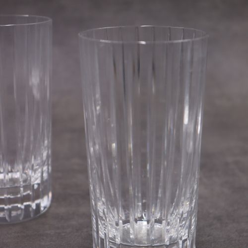 BACCARAT BACCARAT. Juego de seis vasos de naranjada en cristal, marcados bajo el&hellip;