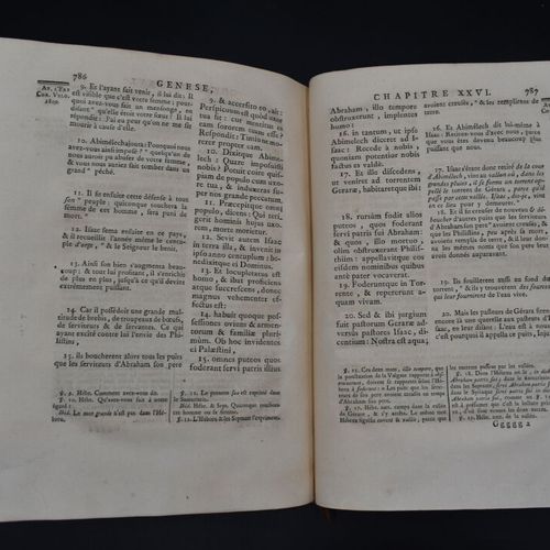 Null [BIBLE] Latin-Français (1748-1750), LA SAINTE BIBLE en latin et en français&hellip;