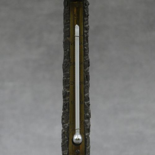 BRONZE, Colonne Vendôme Colonne Vendôme formant thermomètre en métal, reposant s&hellip;