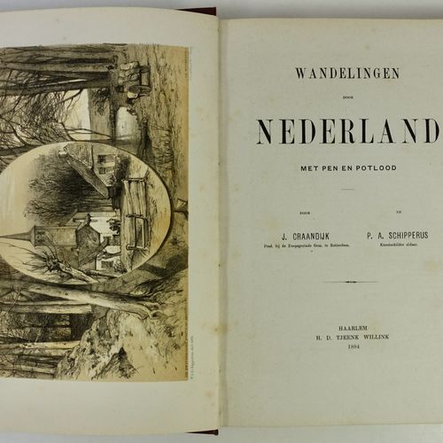 Null CRAANDIJK, J. & P.A. SCHIPPERUS. Wandelingen door Nederland met pen & potlo&hellip;