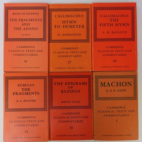 Null MACHON. The fragments. Ed. W. An introd. & comm. By A.S.F. Gow. 1965. -- RU&hellip;