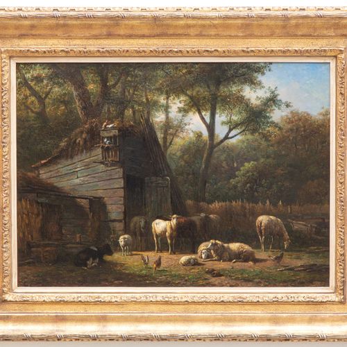 Simon van den Berg (1812-1891) Simon van den Berg (1812-1891), Animaux de ferme &hellip;