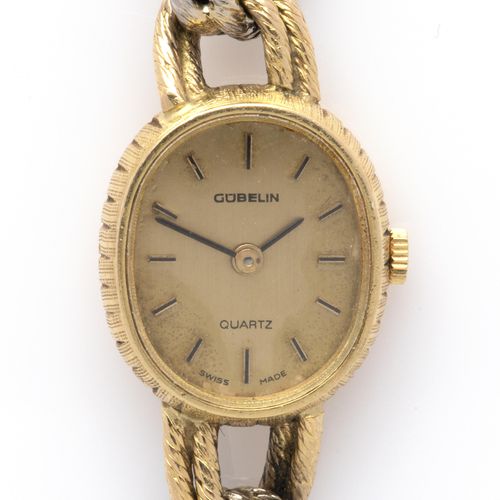 An 18k gold lady's bracelet watch, Georges Lenfant for Gübelin Montre bracelet d&hellip;