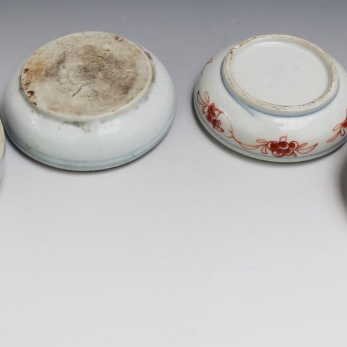 Four round lidded boxes Quatre boîtes rondes à couvercle, 18-19e siècle, Chine. &hellip;