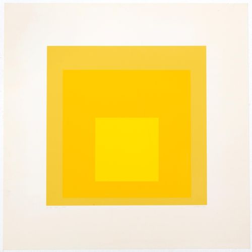 Josef ALBERS (1888-1976) Josef Albers (1888-1976), KG, signed with the artist's &hellip;
