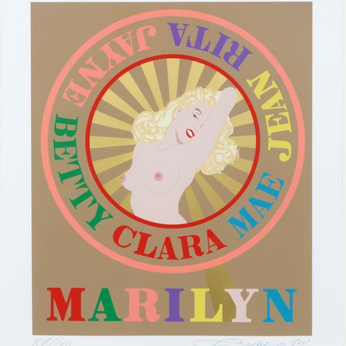 Robert Indiana (1928-2018) Robert Indiana (1928-2018), Marilyn, mit Bleistift si&hellip;