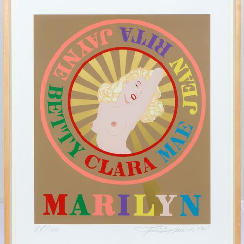 Robert Indiana (1928-2018) Robert Indiana (1928-2018), Marilyn, signed and dated&hellip;