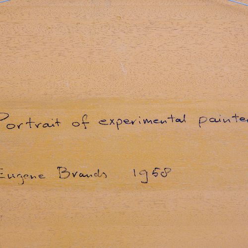 EUGENE BRANDS (1913-2002) Eugène Brands (1913-2002)，《实验画家的肖像》，签名和日期为 "6.1958 bra&hellip;