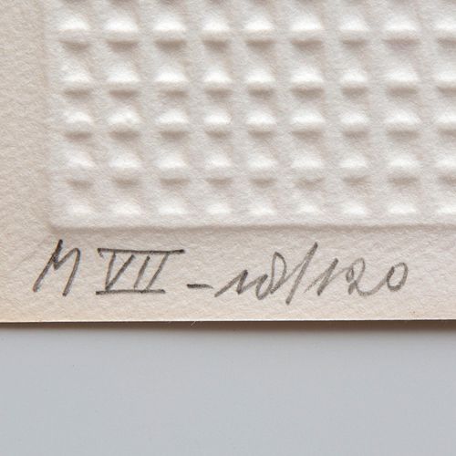 Jan SCHOONHOVEN (1914-1994) Jan Schoonhoven (1914-1994), Blatt M VII aus der Ser&hellip;