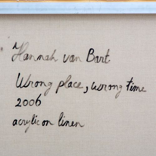 Hannah van Bart (1963) 汉娜-凡-巴特（1963年），《错误的地方，错误的时间》，签名、标题和日期为 "汉娜-凡-巴特，错误的地方，错误的&hellip;