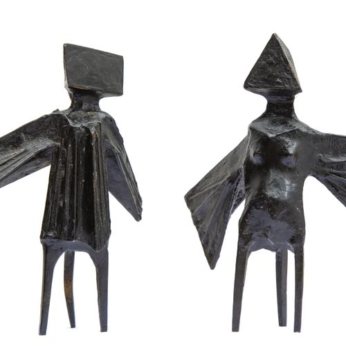 Lynn CHADWICK (1914-2003) Lynn Chadwick (1914-2003), Geflügelte Figuren (2), bei&hellip;