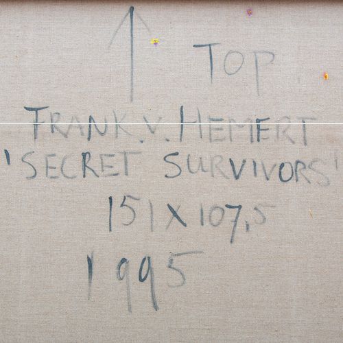 Frank van Hemert (1956) Frank van Hemert (1956), Secret Survivors, oil on canvas&hellip;