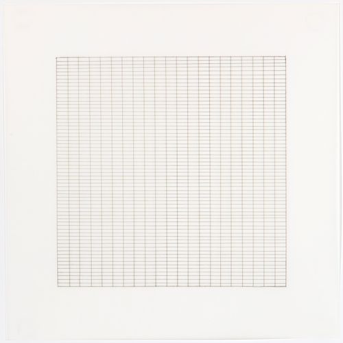Agnès MARTIN Agnes Martin, Paintings and Drawings, from the Stedelijk Museum por&hellip;