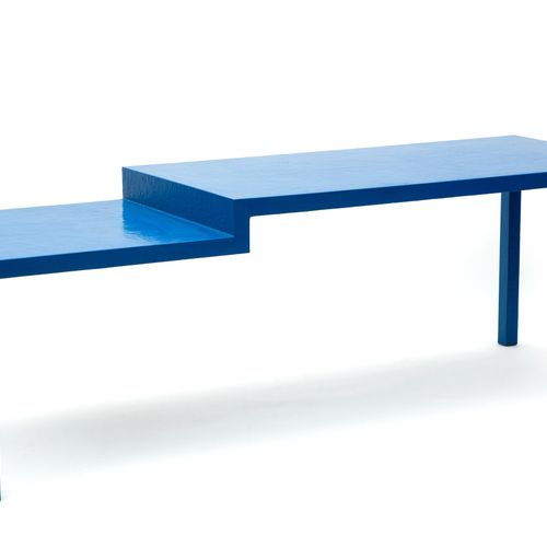 Joep van Lieshout (1963) Joep van Lieshout (1963), Hard Edge Table, blue lacquer&hellip;