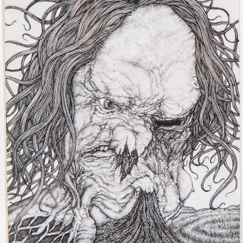 John Kleckner (1978) John Kleckner (1978), Untitled, ink on paper, 9x8 cm, Prove&hellip;