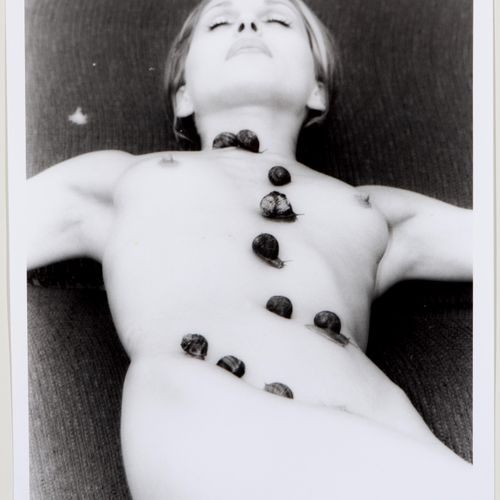 Paul Blanca (1958) 保罗-布兰卡（1958年），《玛琳》，明胶银版画，无框，图像38x28厘米，全张40.5x30.5厘米，用黑色钢笔签名 "&hellip;