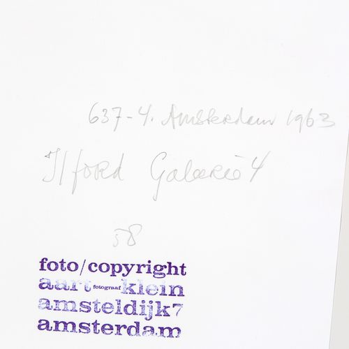 Aart Klein (1909-2001) 阿特-克莱因（1909-2001），《无题》，明胶银印在Ilford Galerie纸上，无框，全张40x29.5&hellip;
