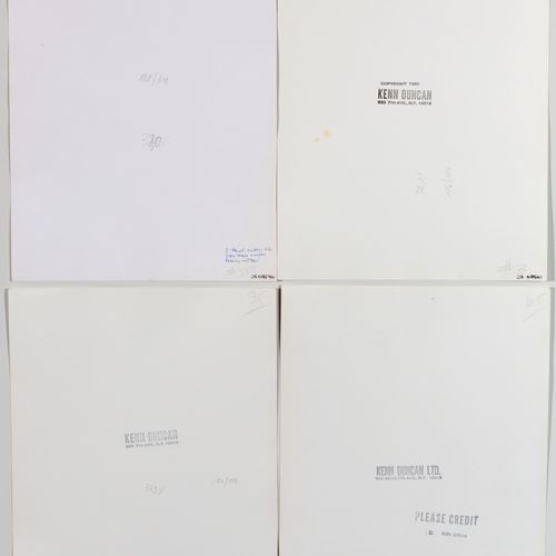 Kenn Duncan (1928-1986) 肯恩-邓肯（1928-1986），《无题》（4），四幅明胶银版画，均无画框，全张35.5x28厘米，三幅印有艺术&hellip;