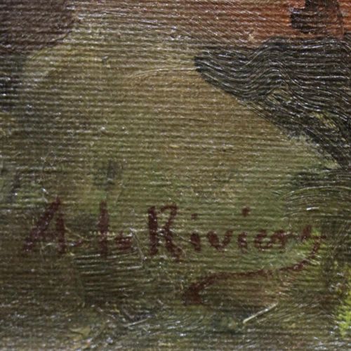 Adriaan de la rivière (1857-1941) Adriaan de la Rivière (1857-1941), Bûcheron pr&hellip;