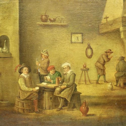 Hollandse School (circa 1700) Dutch School (circa 1700), Card players at an inn,&hellip;