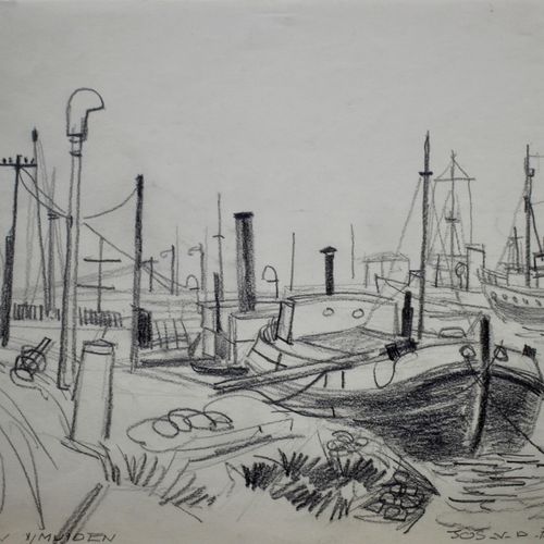 Jos van den Berg (1905-1978) (20x) Jos van den Berg (1905-1978) (20x), Puerto IJ&hellip;