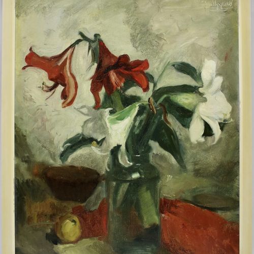 Piet van WIJNGAERDT (1873-1964) Piet van Wijngaerdt (1873-1964), "Amarilis roja &hellip;