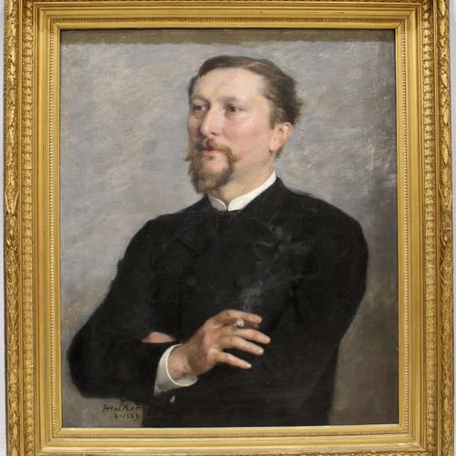François Halkett (Belgisch, 1856-1921) François Halkett (belga, 1856-1921), sign&hellip;