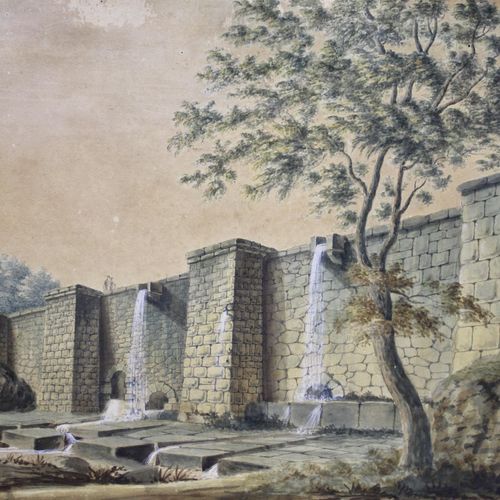 J de Knobelsdorff (18de eeuw) J de Knobelsdorff (18th century), "Vüe du Bastion,&hellip;