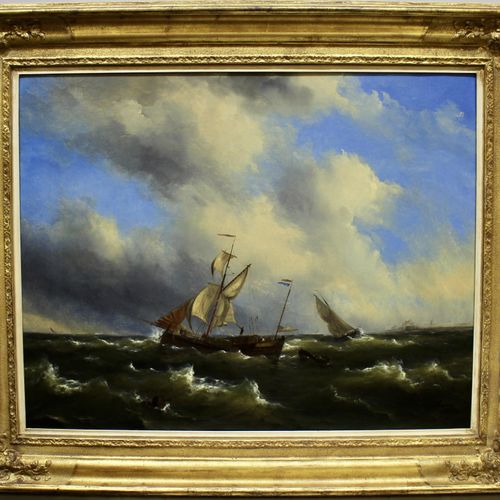 Govert van Emmerik (1808-1882) Govert van Emmerik (1808-1882), Schiffe vor der K&hellip;