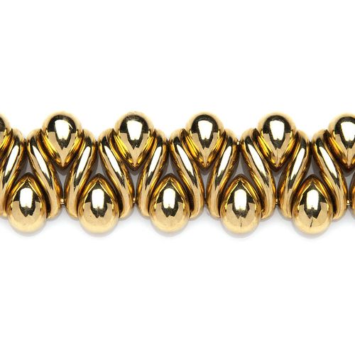An 18k gold bracelet, by René Boivin Bracelet en or 18k, par René Boivin, Compos&hellip;