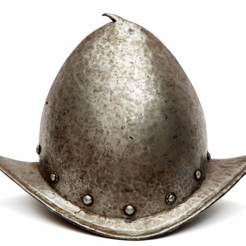 An Italian/German morion or cabasset helmet Italienischer/deutscher Morion- oder&hellip;