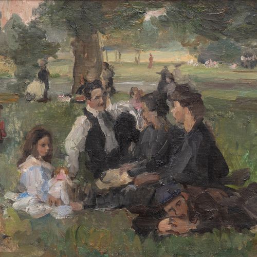 Isaac ISRAELS (1865-1934) Isaac Israels (1865-1934), A sunny day in the Bois de &hellip;