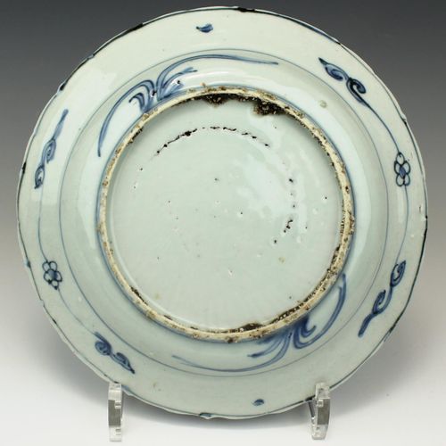 A Chinese blue and white porcelain plate with two deer Assiette en porcelaine ch&hellip;